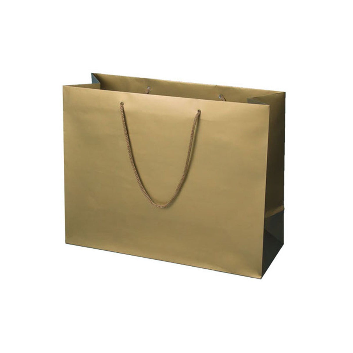 Matte Gold - Matte Euro Tote - 10 x 4 x 8"