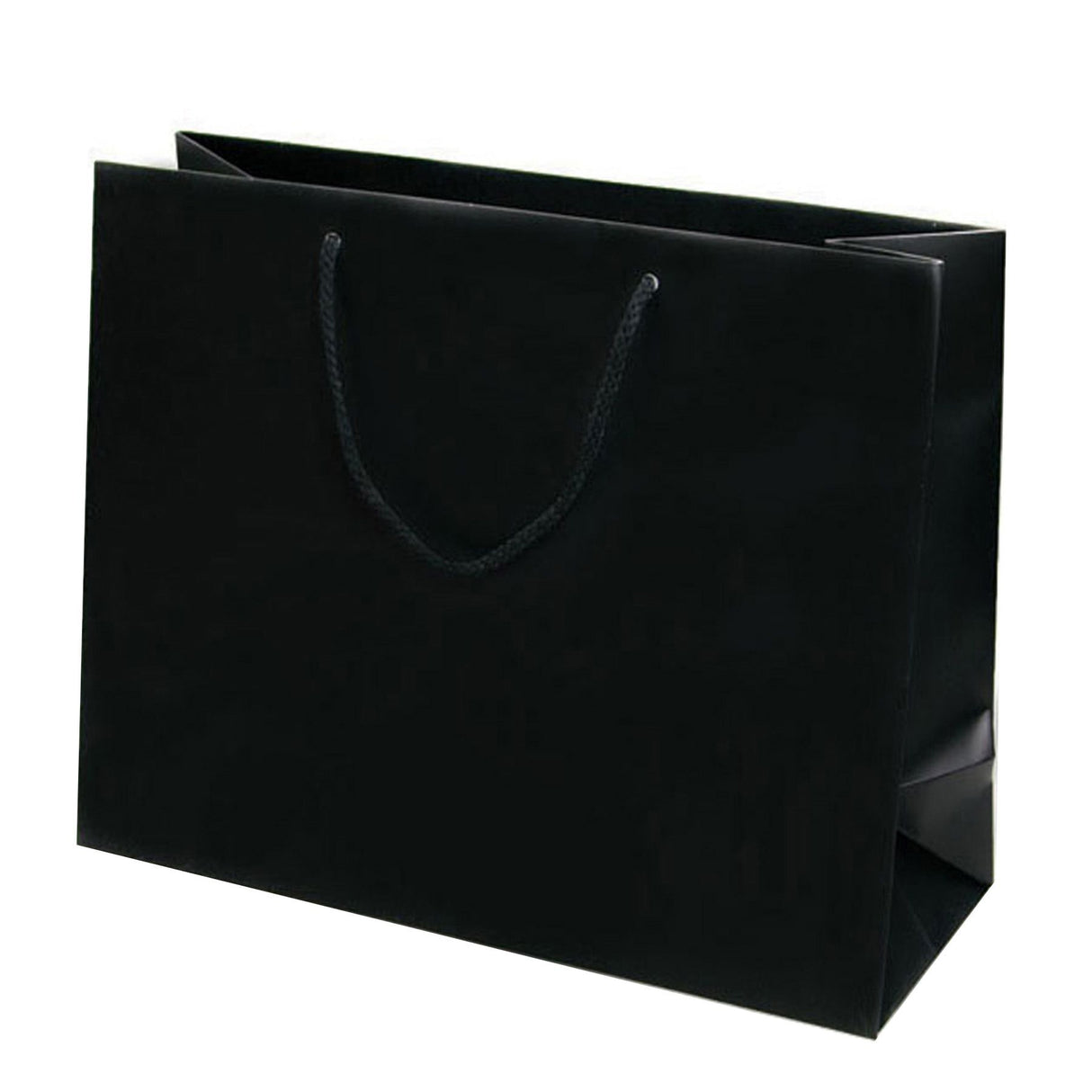 Matte Black - Matte Euro Tote - 20 x 6 x 16"