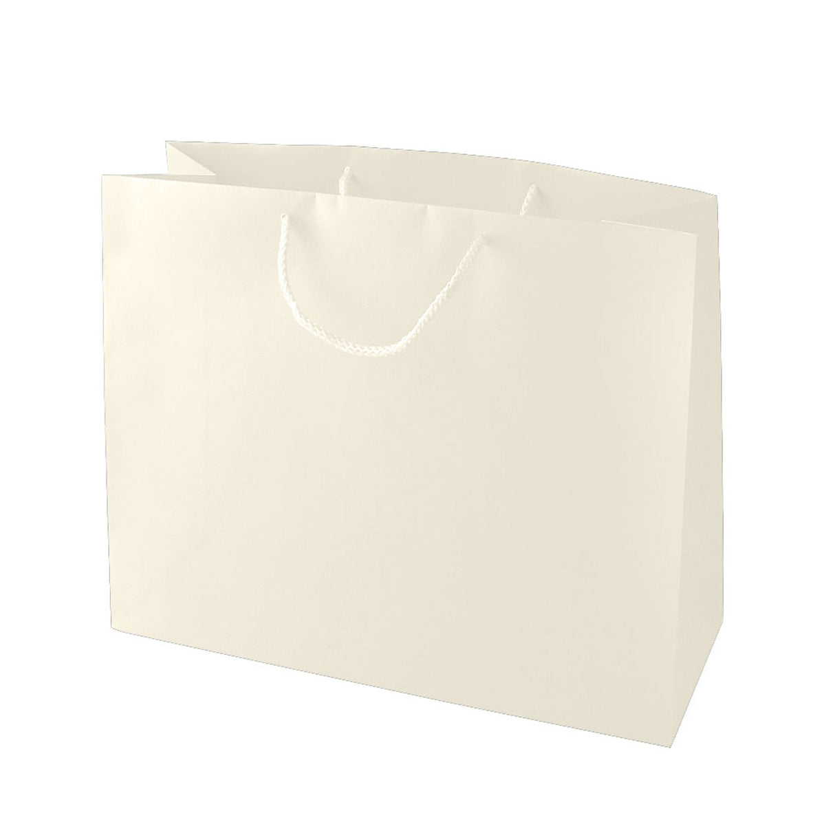 Matte Cream - Matte Euro Tote - 20 x 6 x 16"