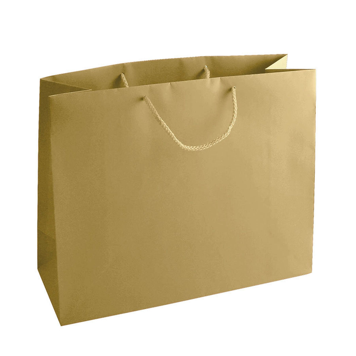 Matte Gold - Matte Euro Tote - 20 x 6 x 16"