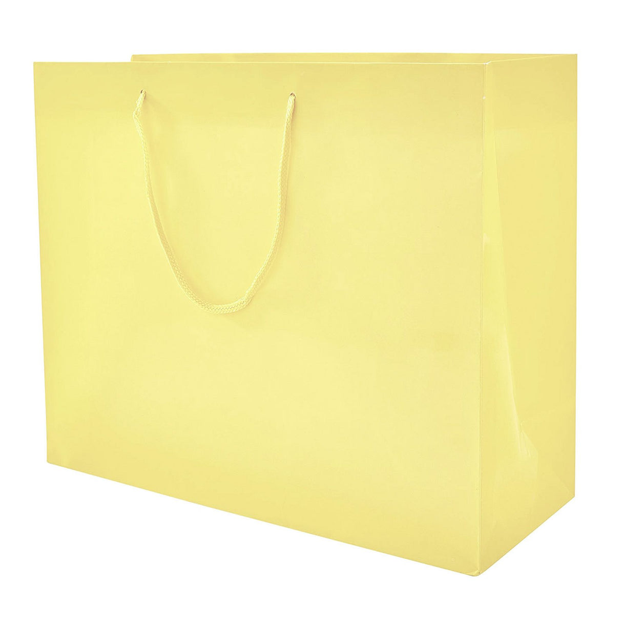 Matte Pastel Yellow - Matte Euro Tote - 20 x 6 x 16"