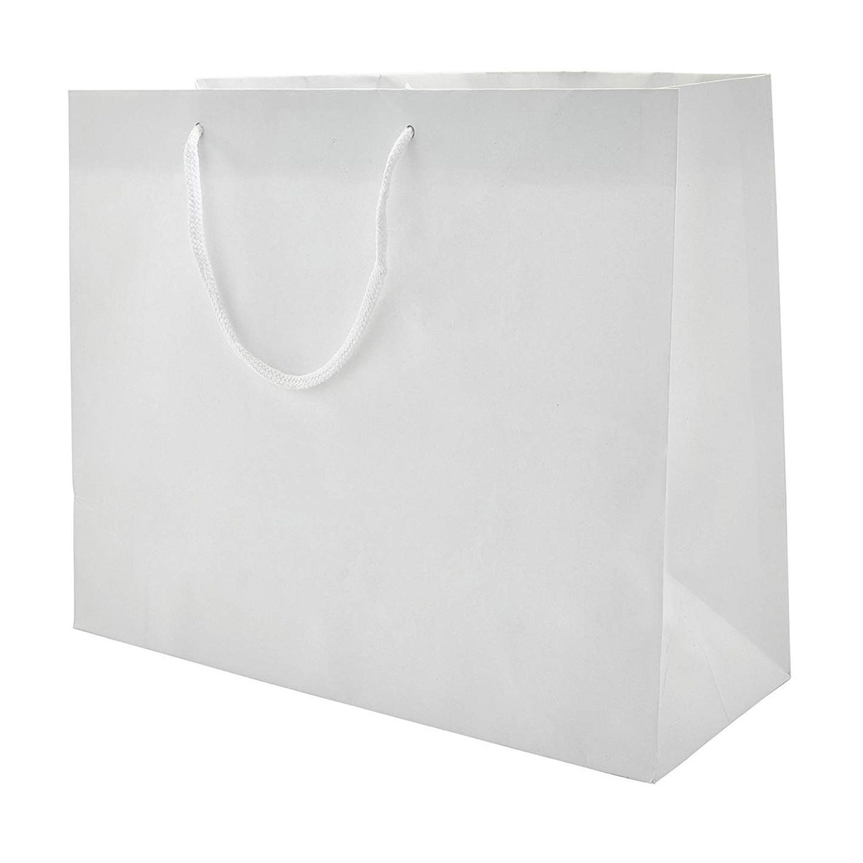 Matte White - Matte Euro Tote - 20 x 6 x 16"