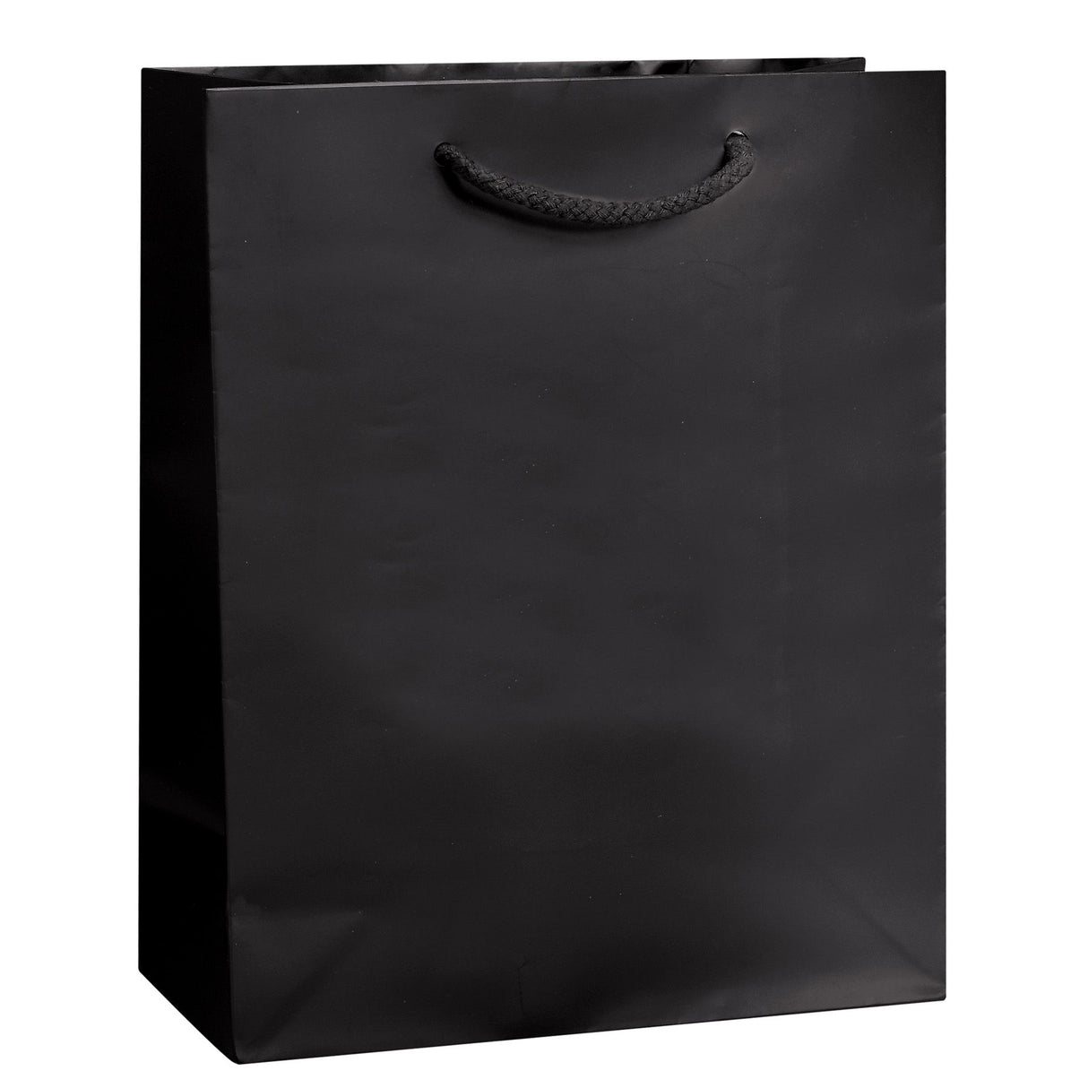 Gloss Black - Gloss Euro Tote - 8 x 4 x 10"