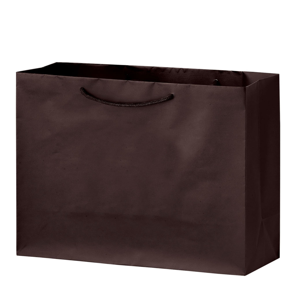 Matte Chocolate - Matte Euro Tote - 16 x 4-3/4 x 13"