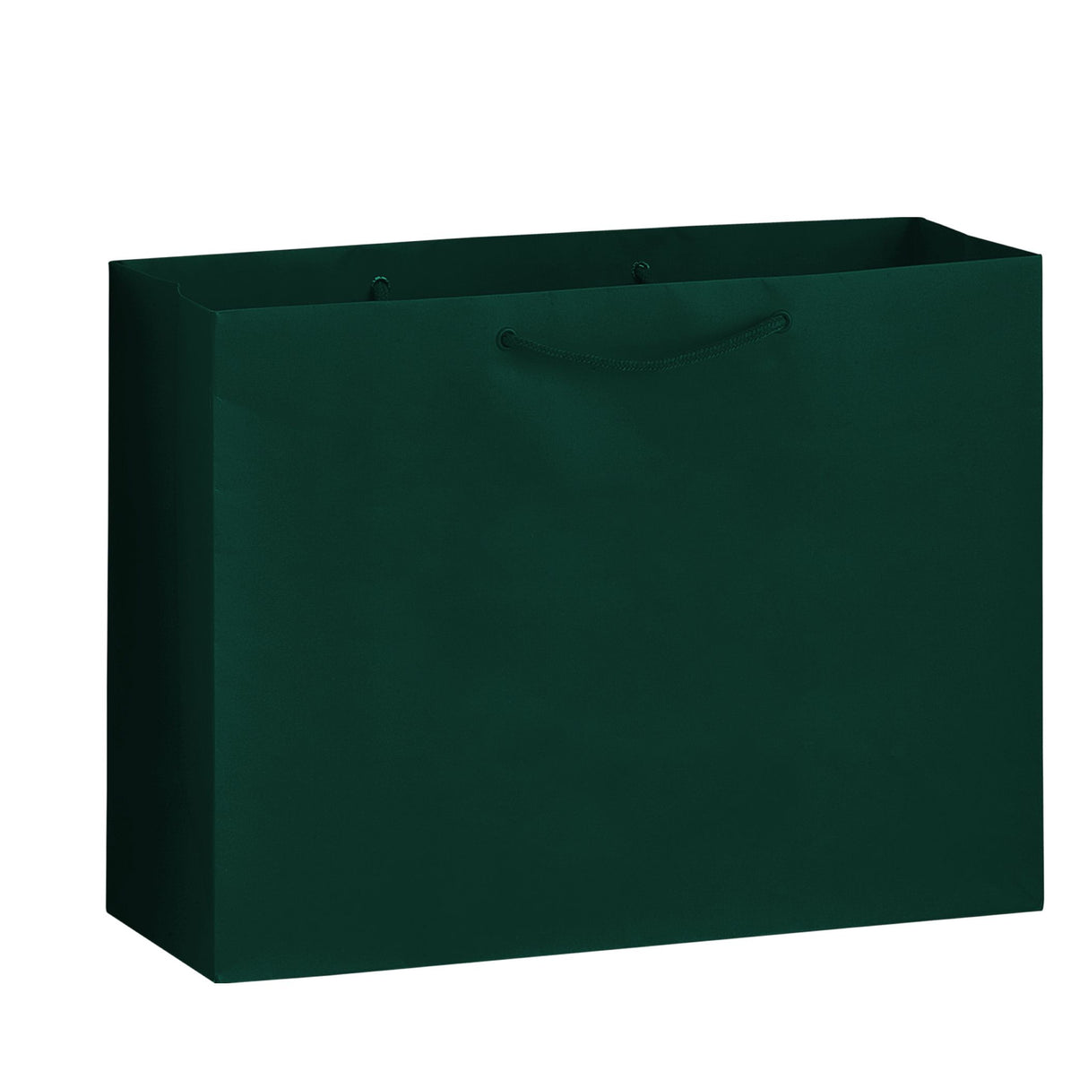Matte Hunter Green - Matte Euro Tote - 16 x 4-3/4 x 13"