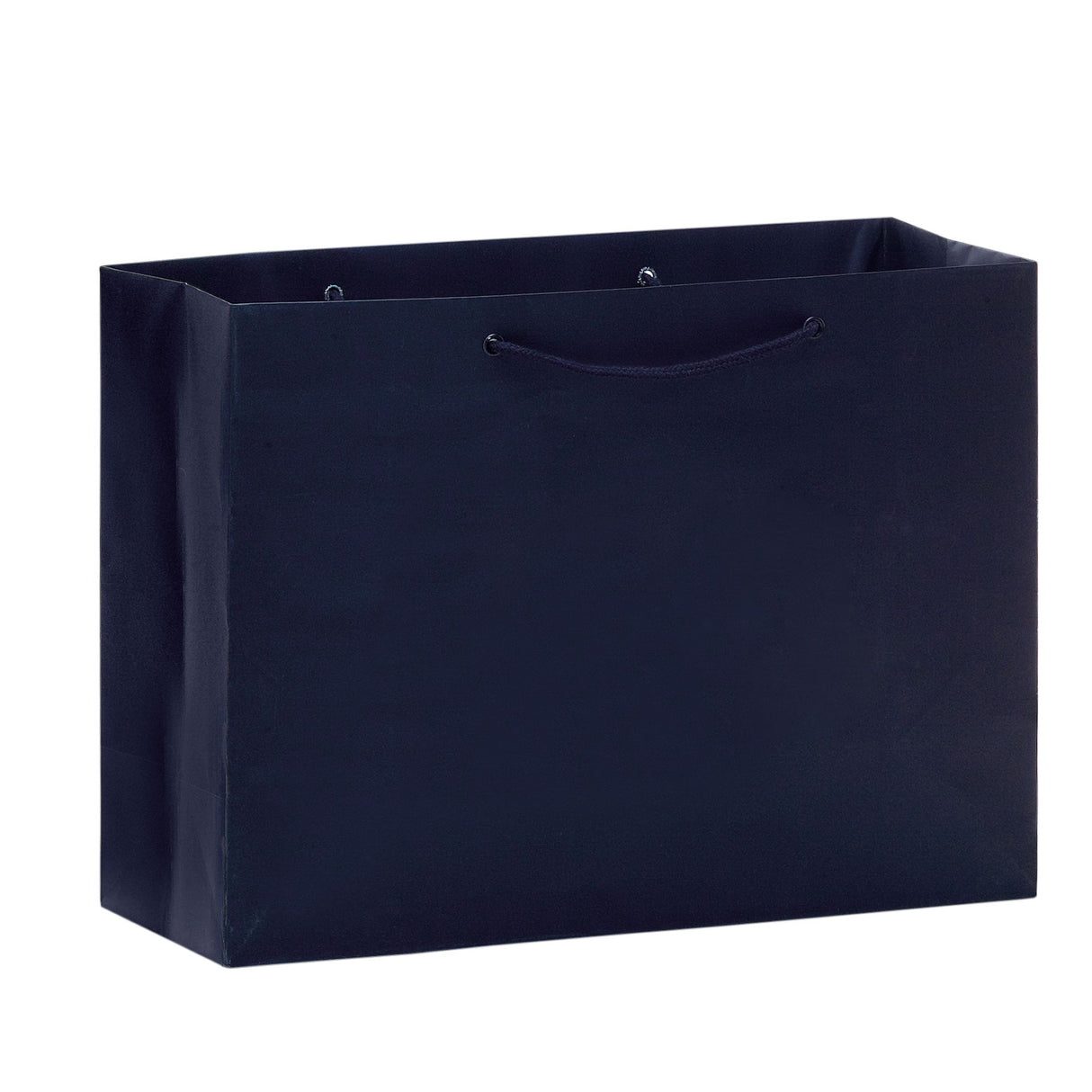 Matte Navy - Matte Euro Tote - 16 x 4-3/4 x 13"