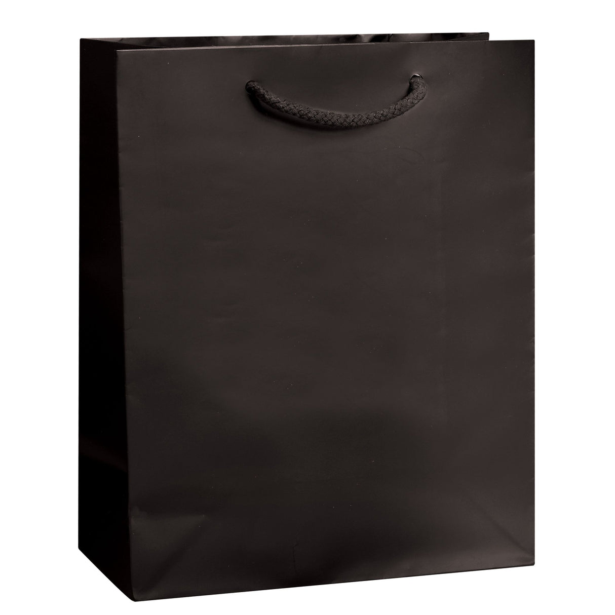 Matte Black - Matte Euro Tote - 8 x 4 x 10"