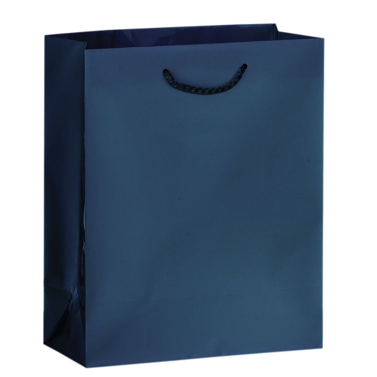 Matte Navy - Matte Euro Tote - 8 x 4 x 10"