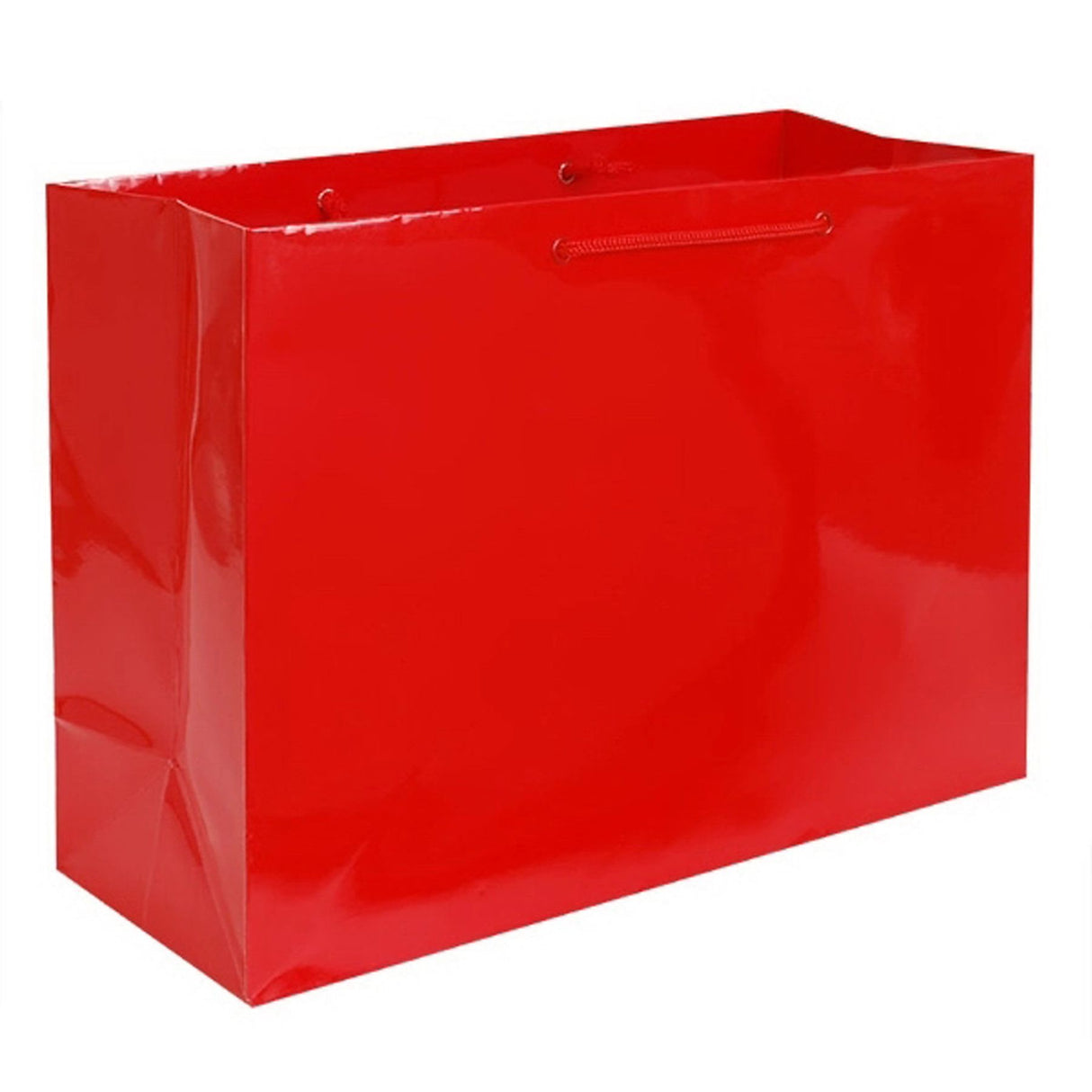 Gloss Red - Gloss Euro Tote - 16 x 4-3/4 x 13"