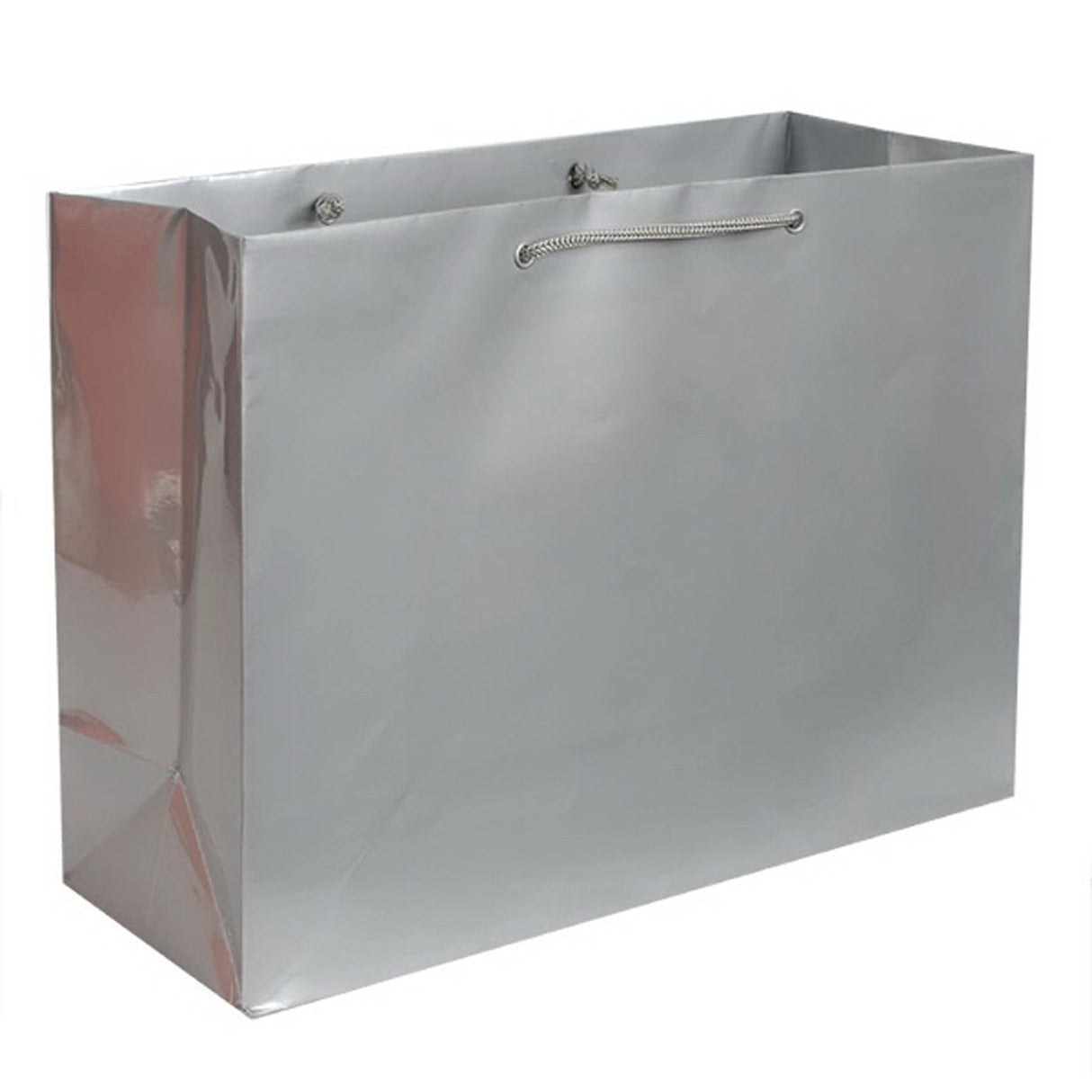 Gloss Silver - Gloss Euro Tote - 16 x 4-3/4 x 13"