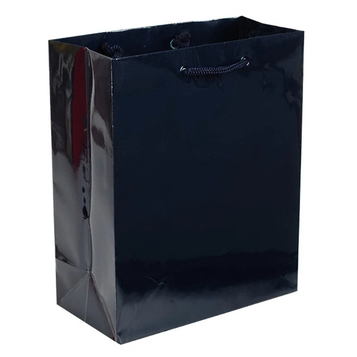 Gloss Navy - Gloss Euro Tote - 8 x 4 x 10"