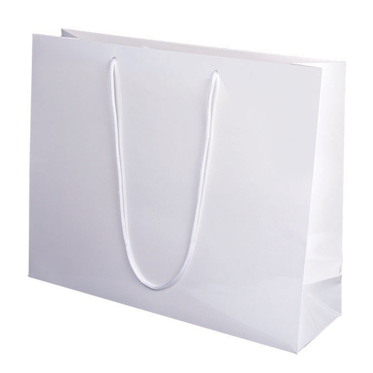Gloss White - Gloss Euro Tote - 20 x 6 x 16"