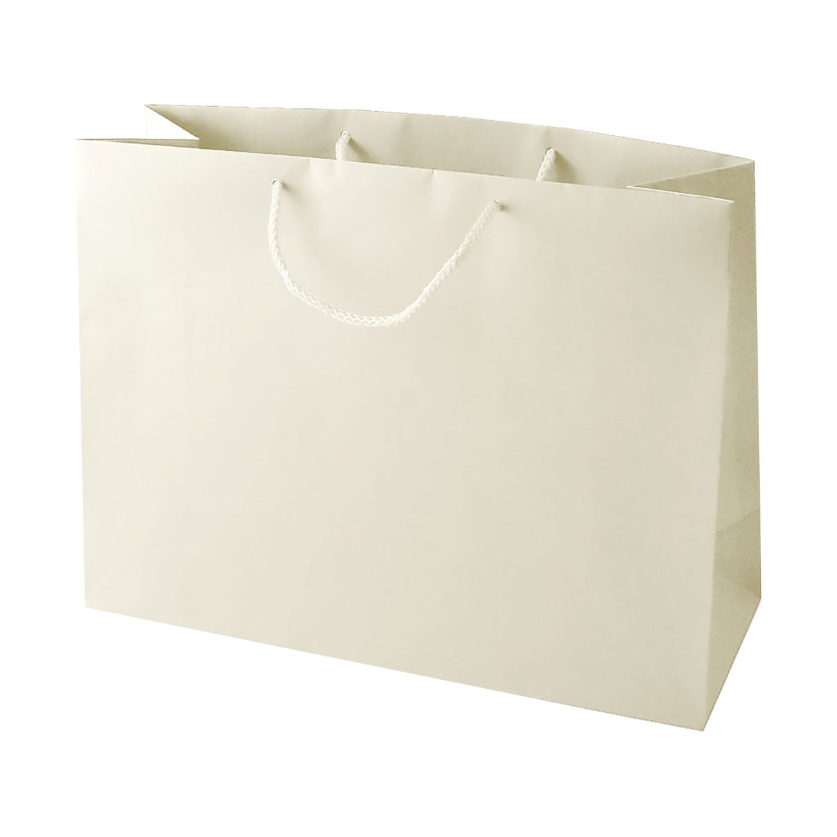 Matte Cream - Matte Euro Tote - 16 x 4-3/4 x 13"