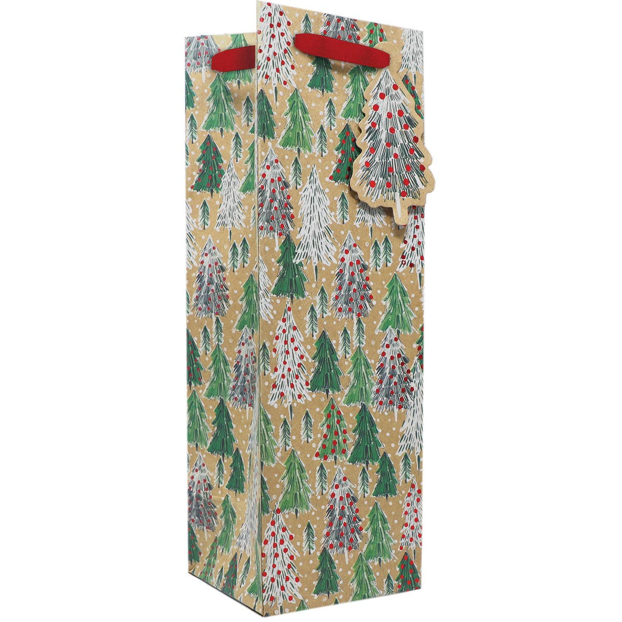 Opulent Tree - Wine Bag - 4-1/2 x 4-1/2 x 14"