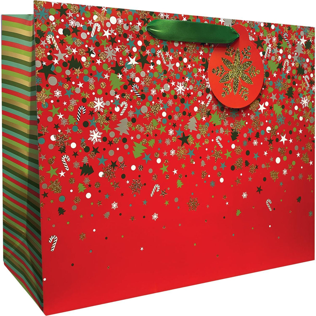 Christmas Party Red - Gift Bag - 17-1/2 x 7 x 14"