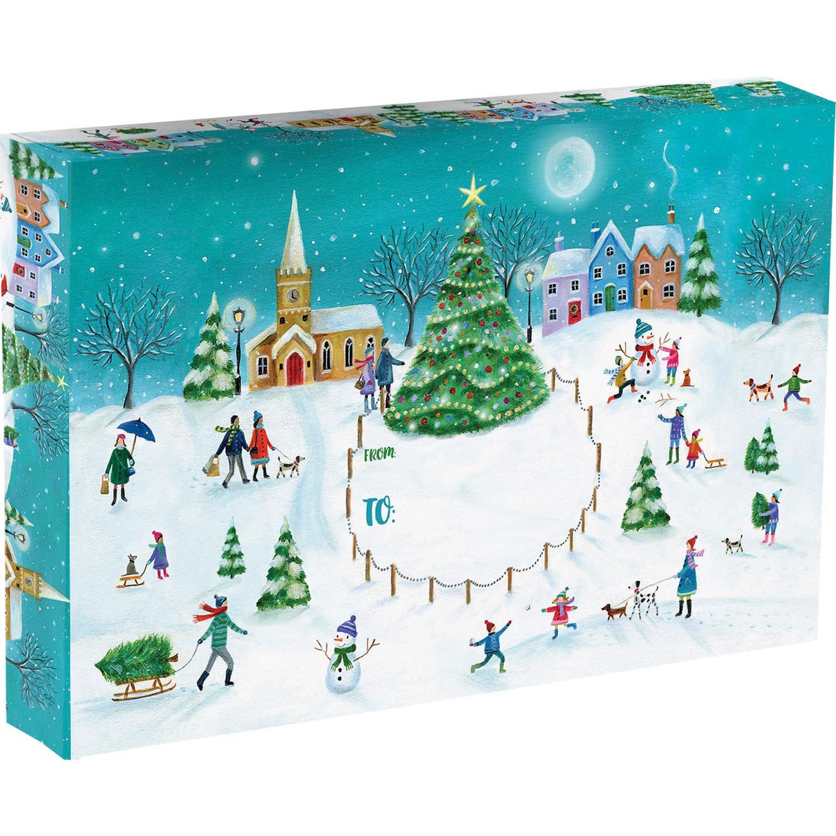 Christmas Village - Theme Mailing Box - 18 x 3 x 12"