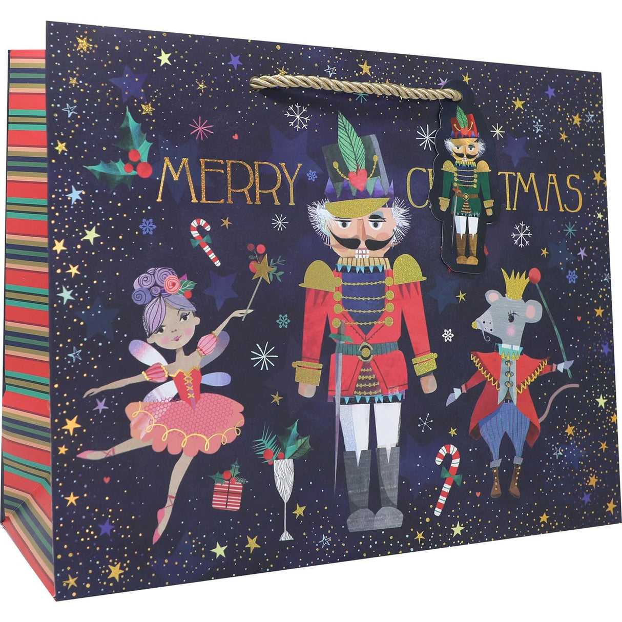 Nutcracker Ballet - Gift Bag - 12-1/2 x 5 x 10"