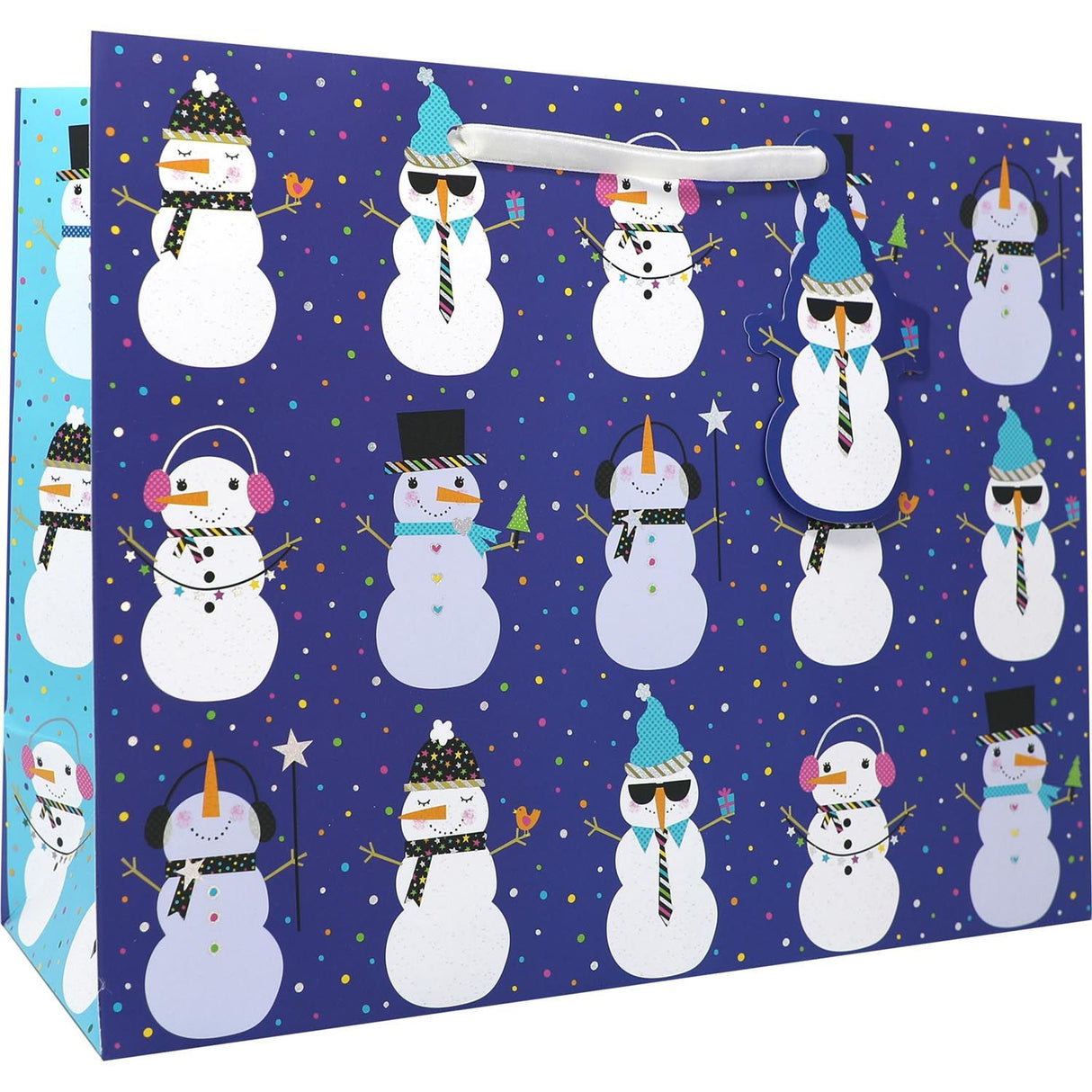 Snowman Party - Gift Bag - 12-1/2 x 5 x 10"
