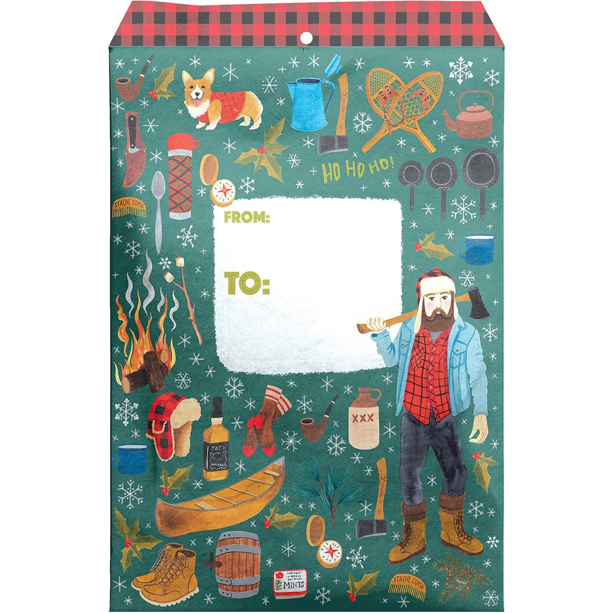 Winter Lumberjack - Theme Mailing Envelope - 11 x 1/2 x 15-1/2"
