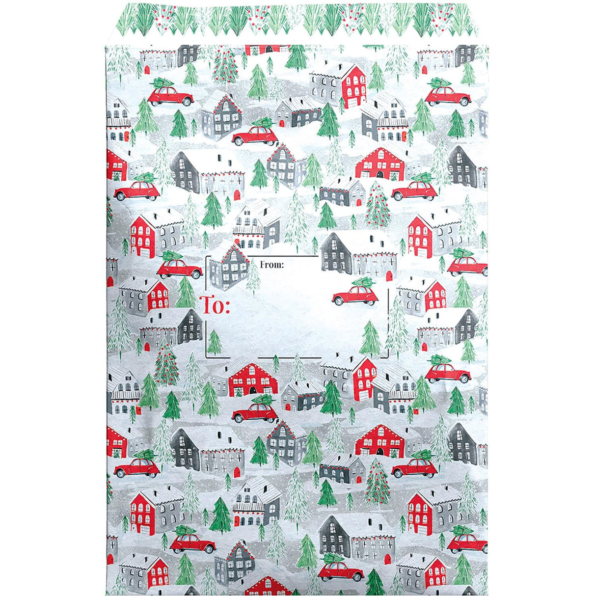 Christmas Town - Theme Mailing Envelope - 11 x 1/2 x 15-1/2"