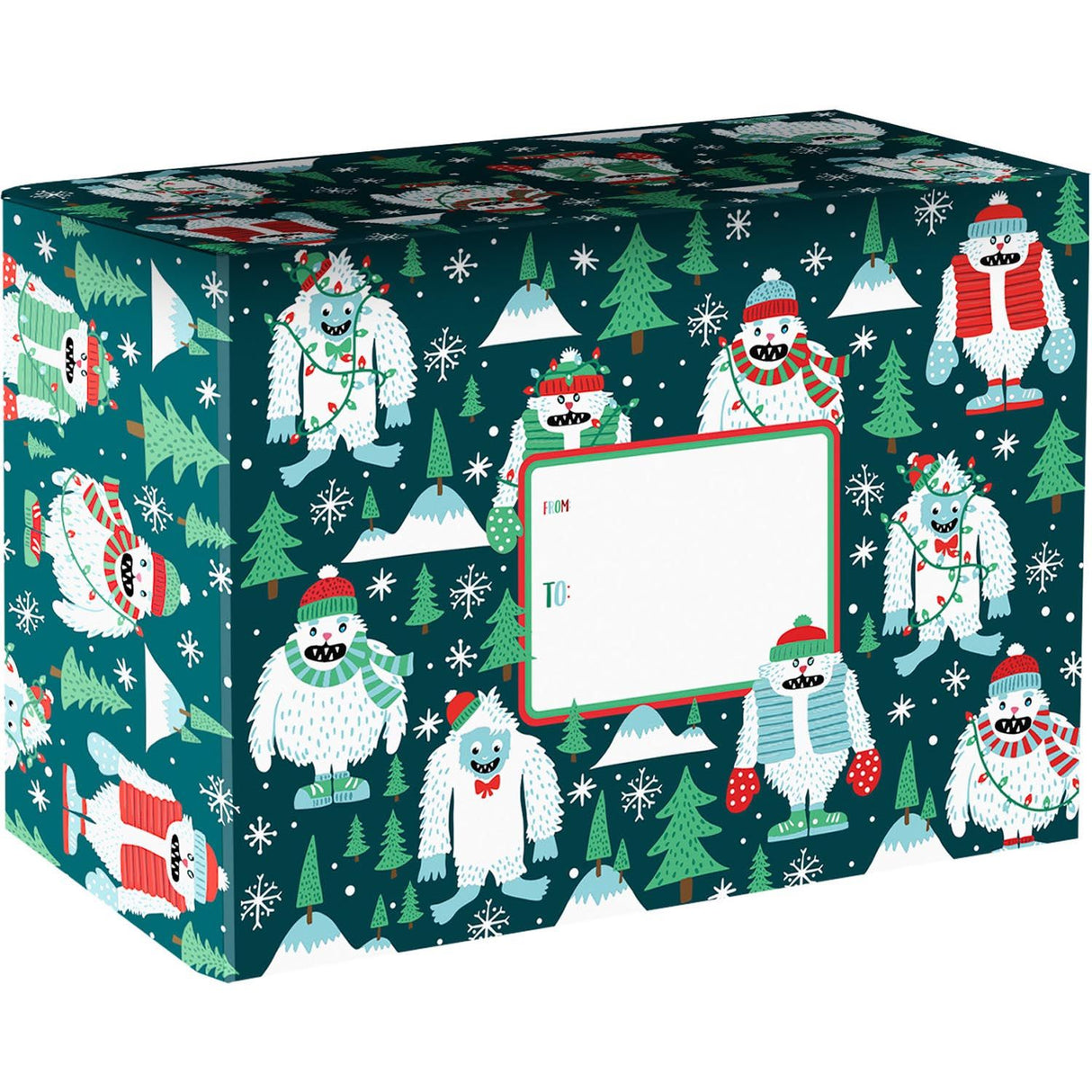 Yeti for the Holidays - Theme Mailing Box - 12 x 6 x 9"