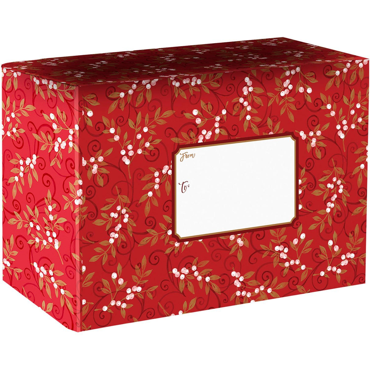 Holiday Floral - Theme Mailing Box - 12 x 6 x 9"