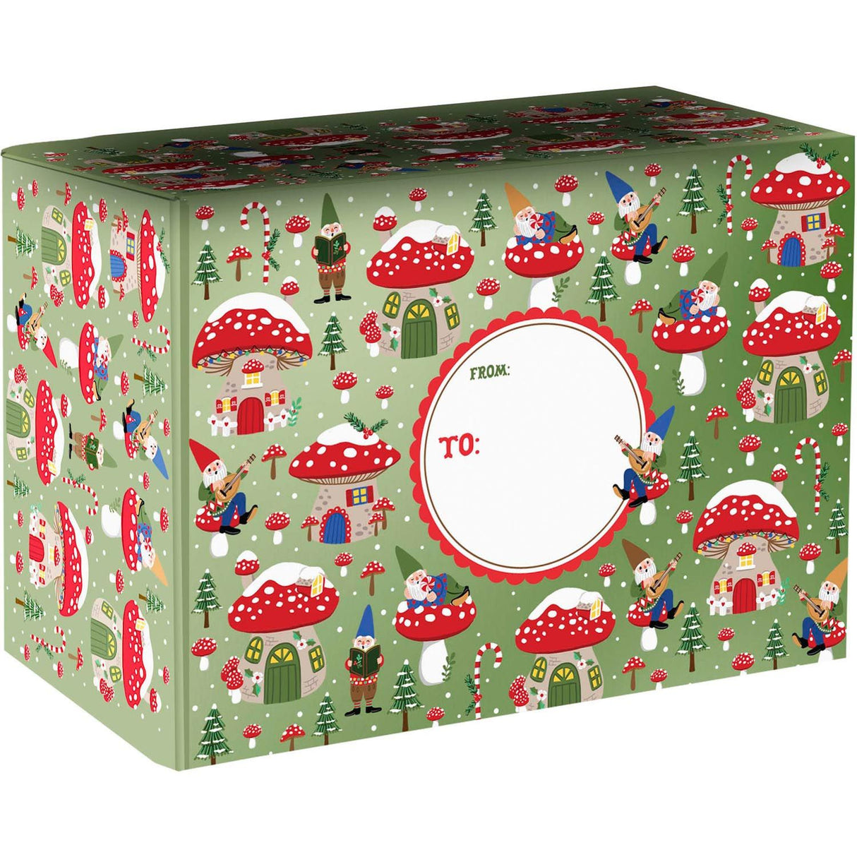 Holiday Gnomes - Theme Mailing Box - 12 x 6 x 9"