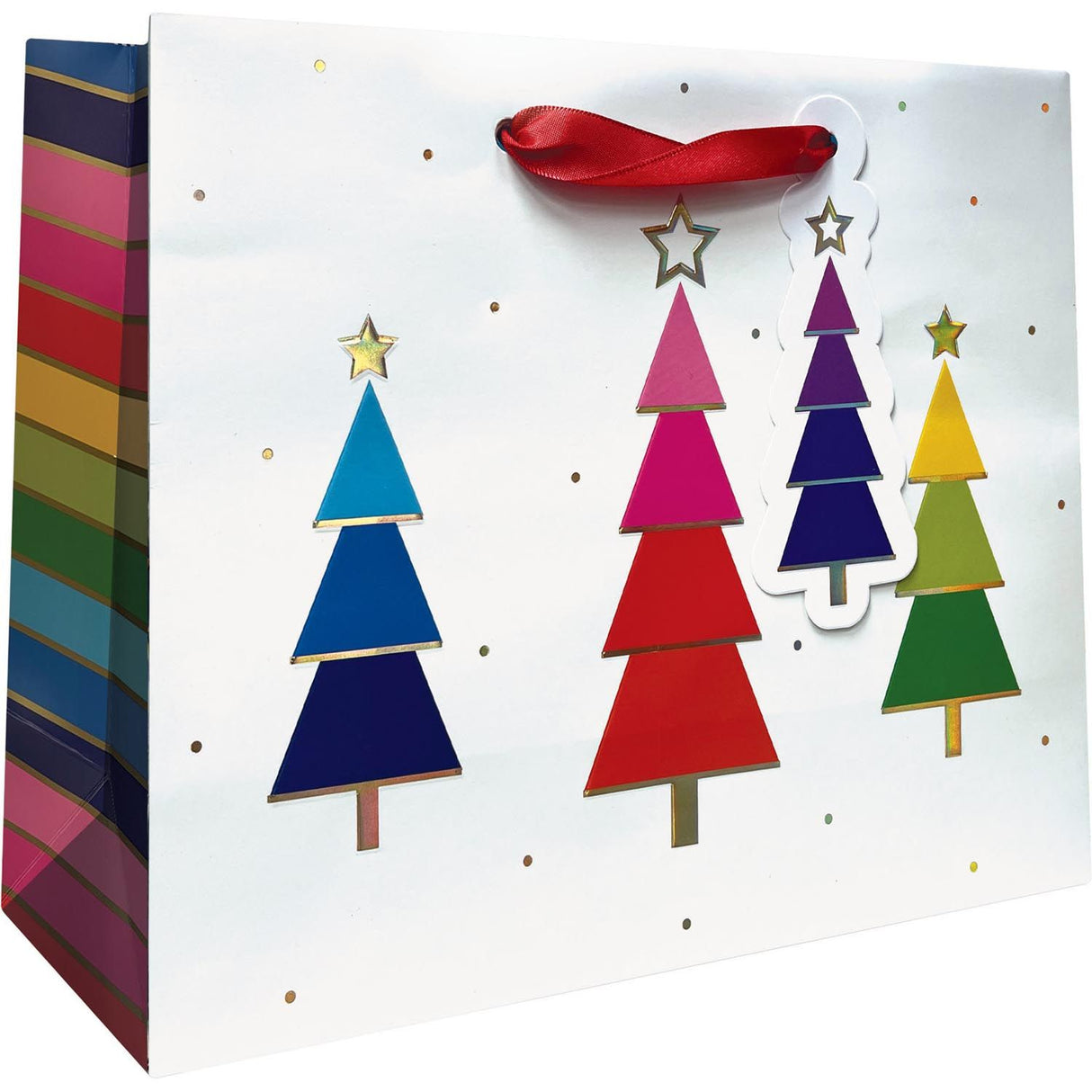 Rainbow Trees - Gift Bag - 10 x 4 x 8"