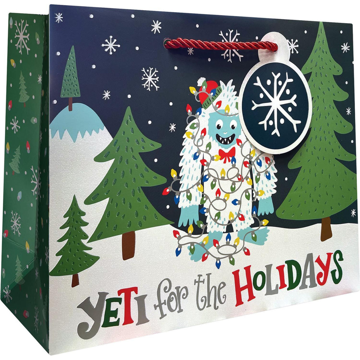Yeti for the Holidays - Gift Bag - 10 x 4 x 8"