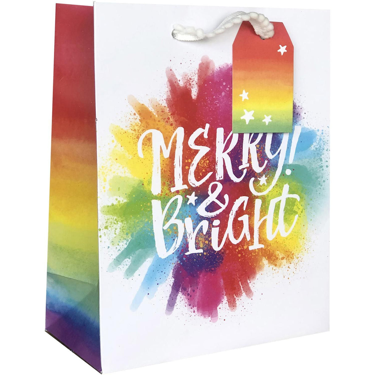 Merry & Bright - Gift Bag - 8 x 4 x 10"
