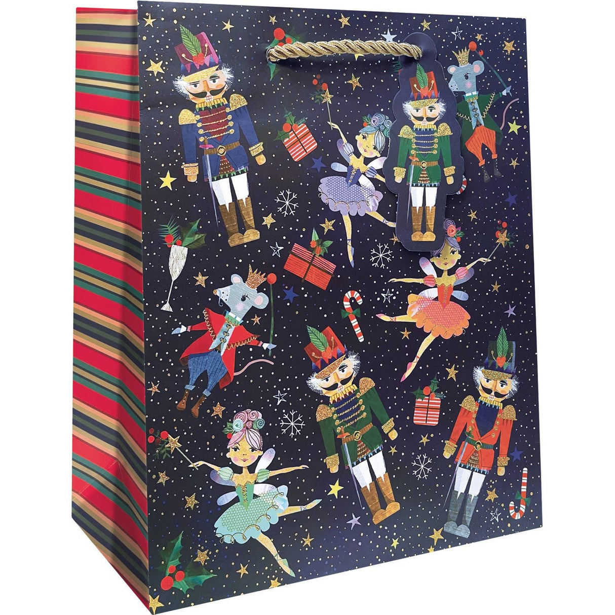 Nutcracker Ballet - Gift Bag - 8 x 4 x 10"