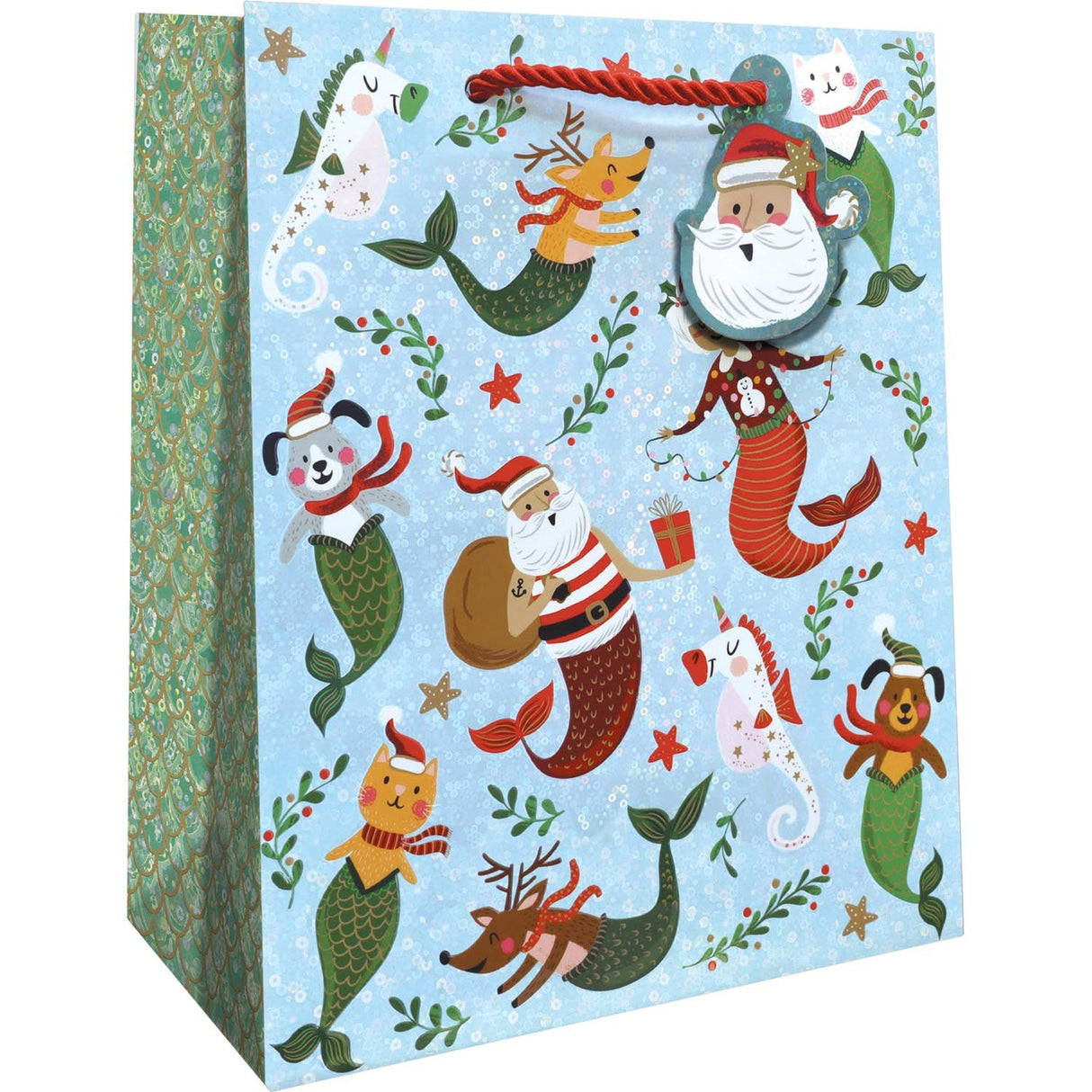 Undersea Holiday - Gift Bag - 8 x 4 x 10"