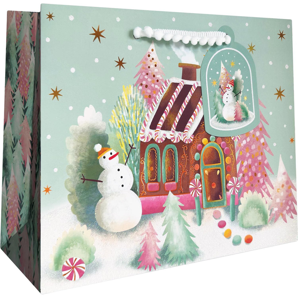 Gingerbread Dreams - Gift Bag - 10 x 4 x 8"