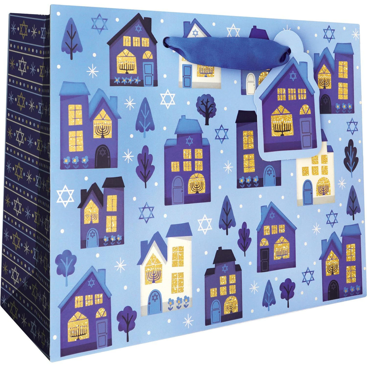 Hanukkah House - Gift Bag - 10 x 4 x 8"