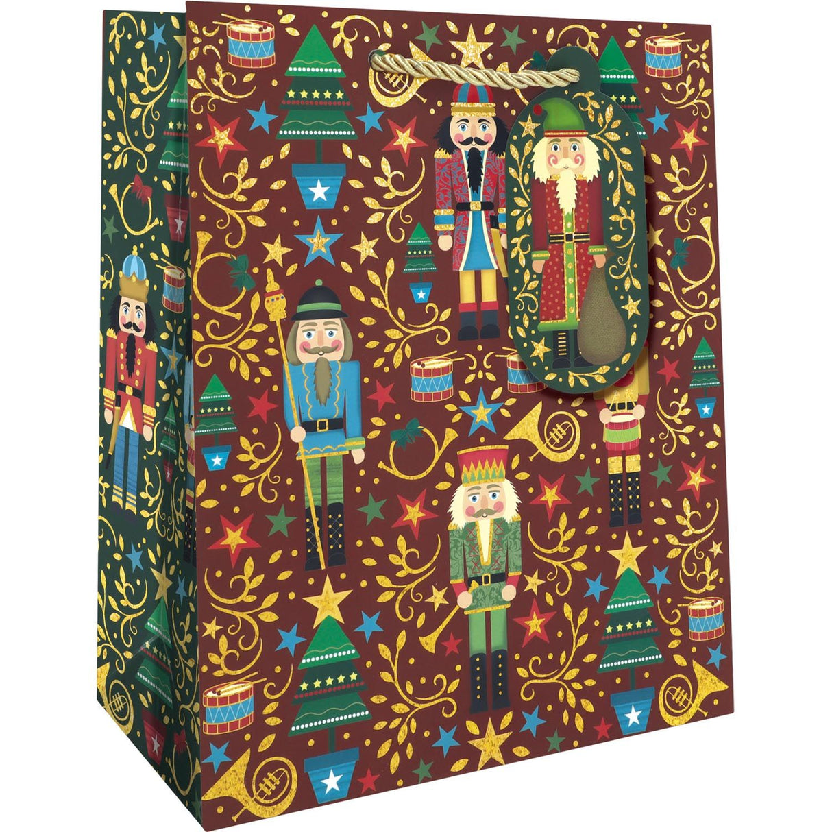 Sparkling Nutcracker - Gift Bag - 8 x 4 x 10"