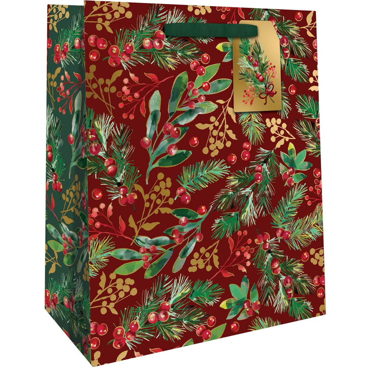 Winter Foliage - Gift Bag - 8 x 4 x 10"