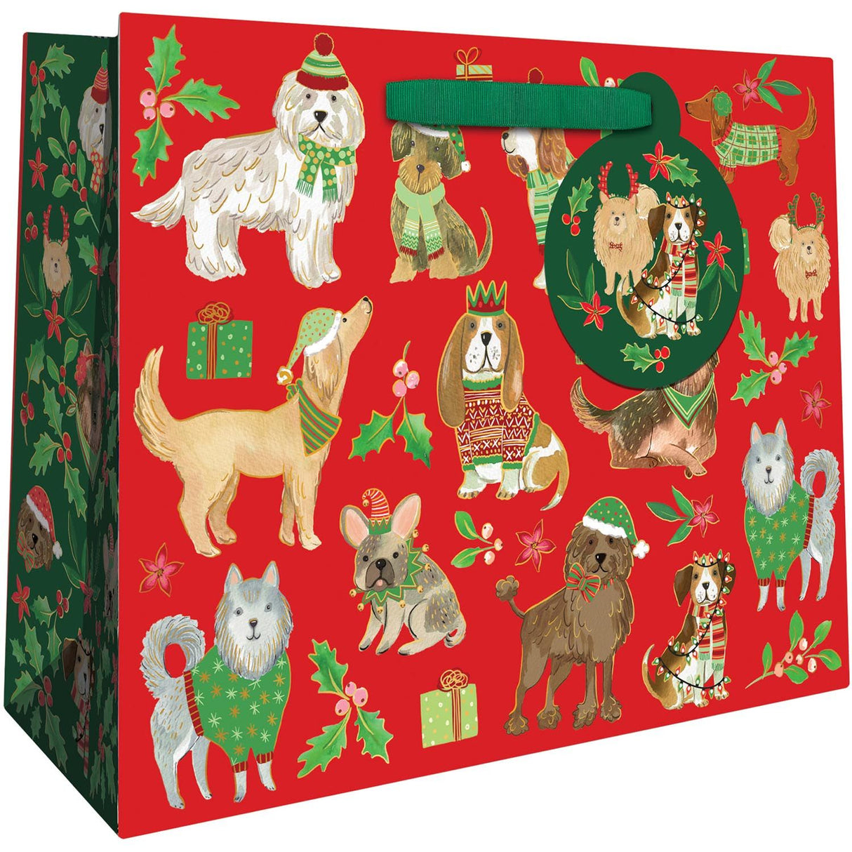 Canine Christmas - Gift Bag - 10 x 4 x 8"