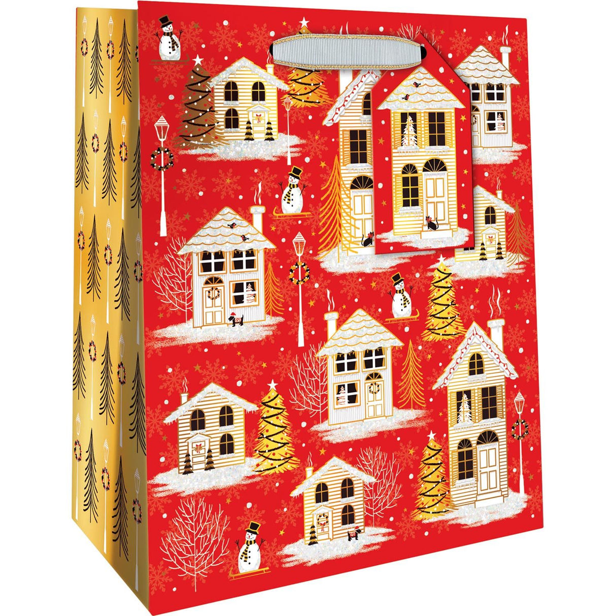 Hometown Holiday - Gift Bag - 8 x 4 x 10"