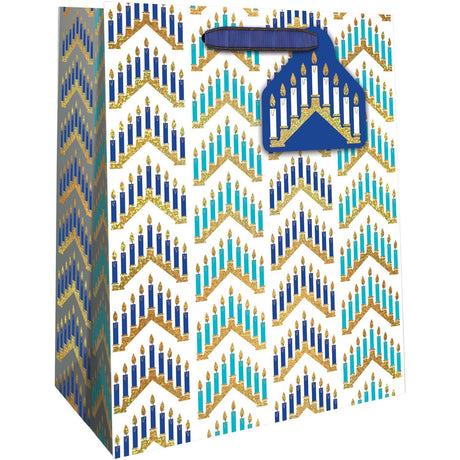 Modern Hanukkah - Gift Bag - 8 x 4 x 10"