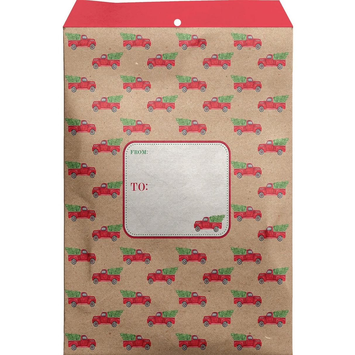 Red Pickup Truck - Theme Mailing Envelope - 9 x 1/2 x 12"