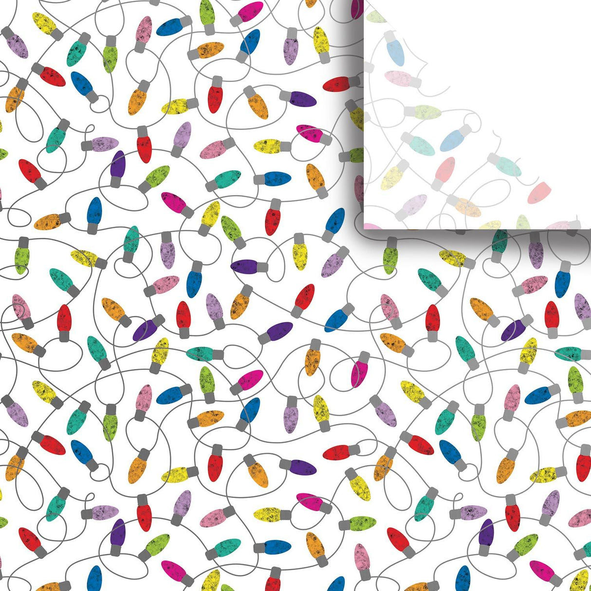 Christmas Lights White - Gift Tissue - 20 x 30"