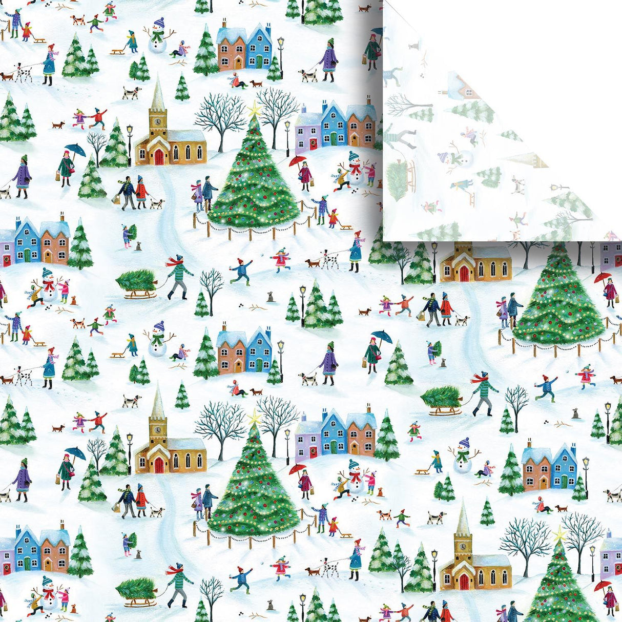 Christmas Village - Gift Tissue - 20 x 30"