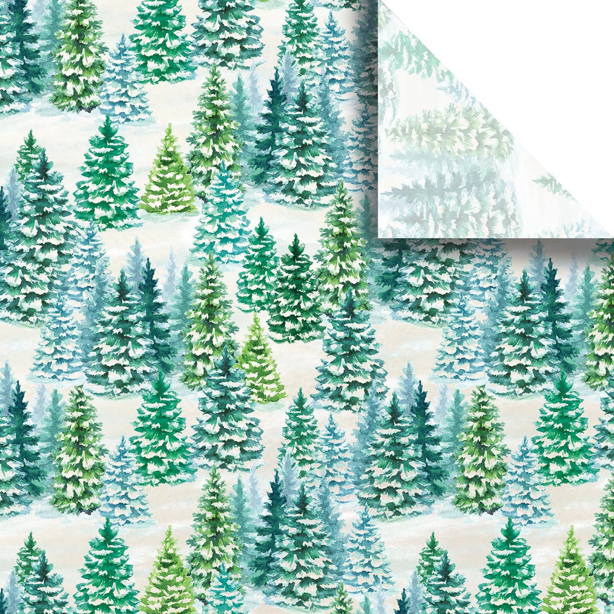 Snowy Trees - Gift Tissue - 20 x 30"