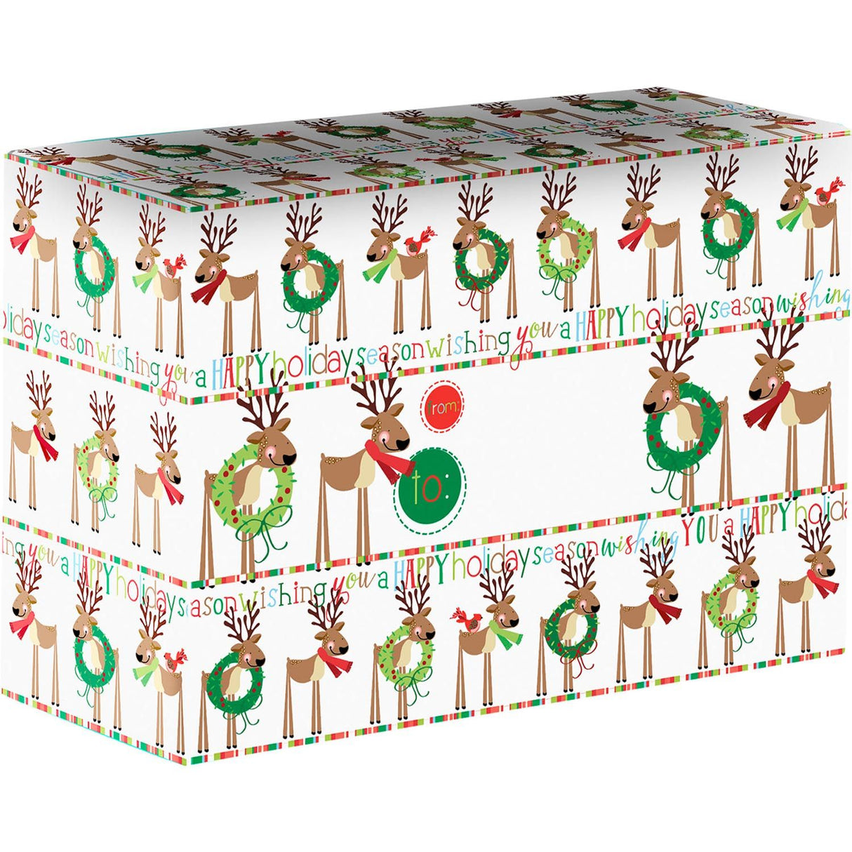 Cute Reindeer - Theme Mailing Box - 9-1/2 x 4 x 6-1/2"
