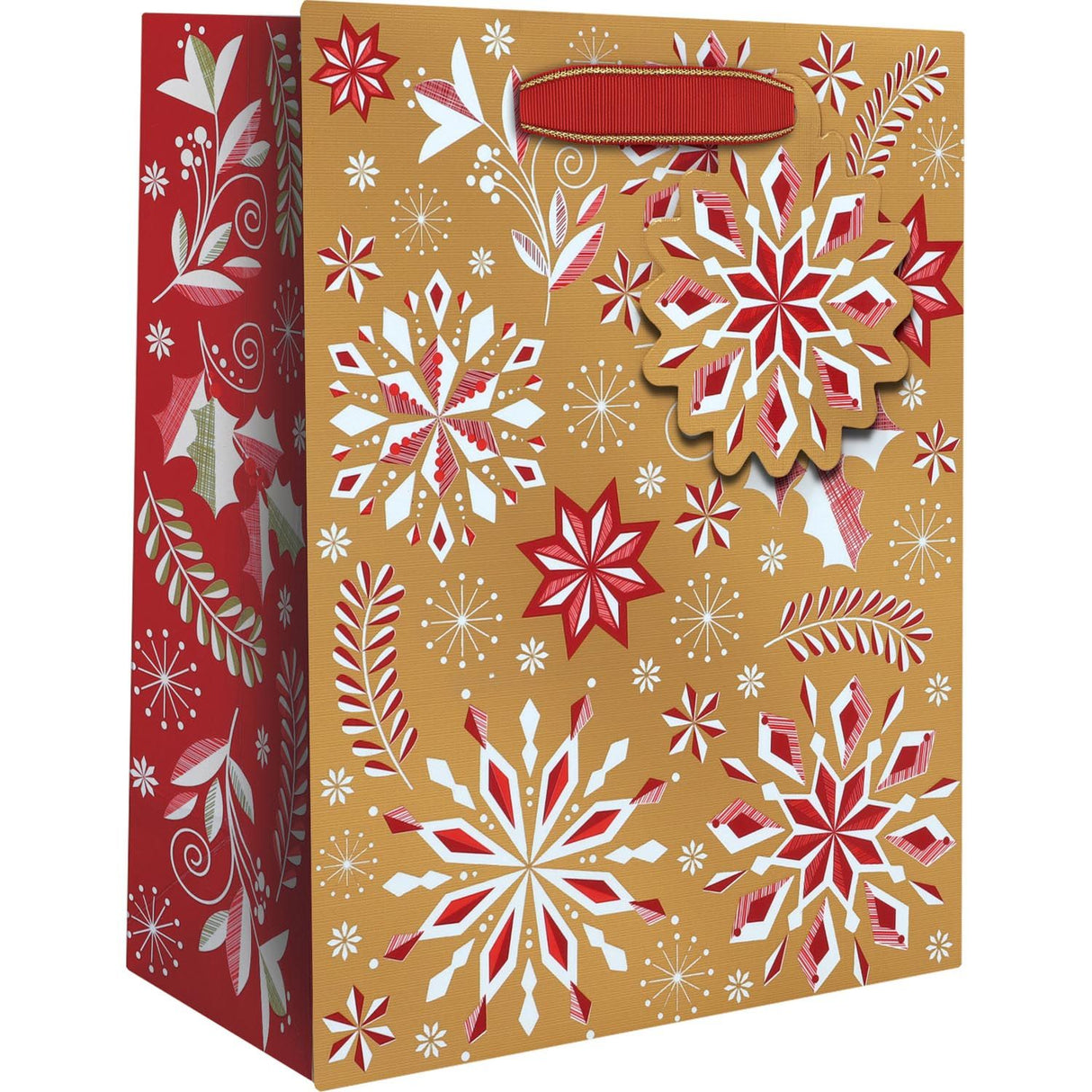 Merriment Gold - Gift Bag - 6 x 3 x 7-1/2"