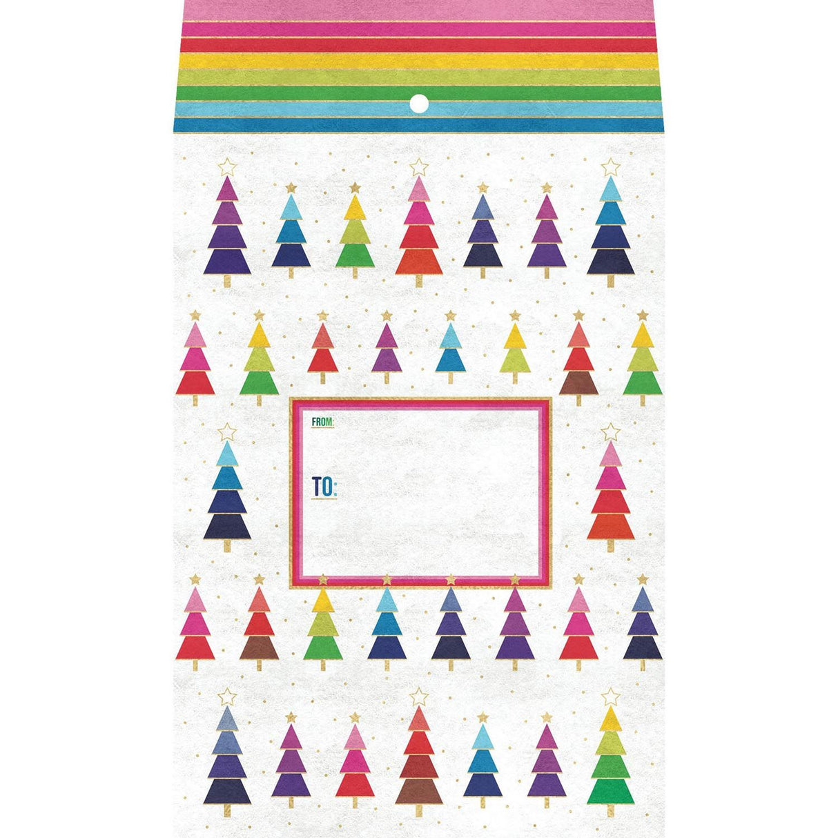 Rainbow Trees - Theme Mailing Envelope - 6 x 1/2 x 9-1/2"