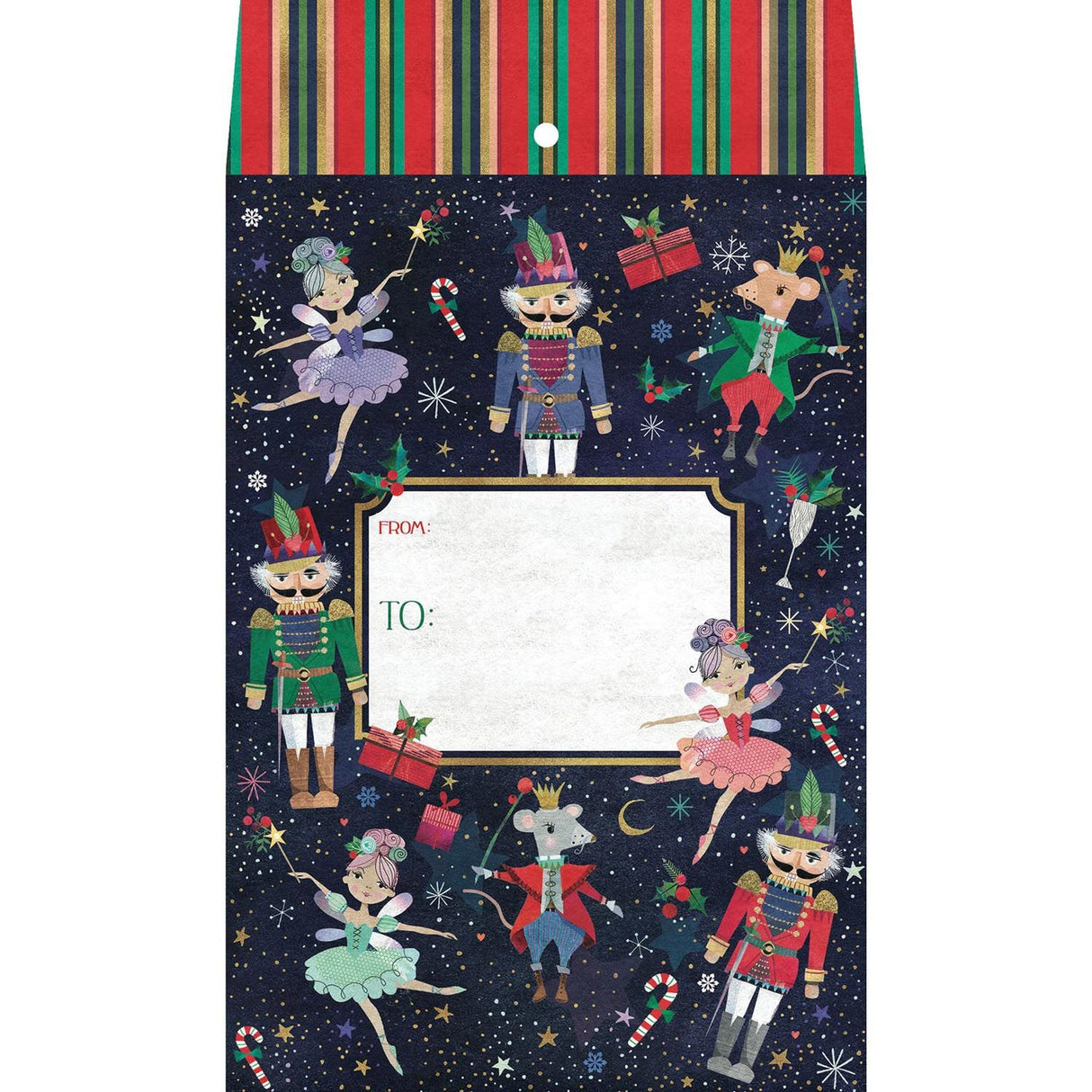 Nutcracker Ballet - Theme Mailing Envelope - 6 x 1/2 x 9-1/2"