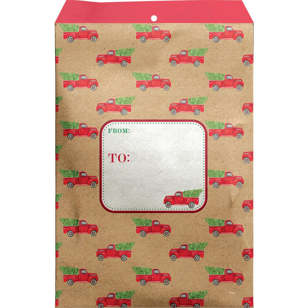 Red Pickup Truck - Theme Mailing Envelope - 6 x 1/2 x 9-1/2"