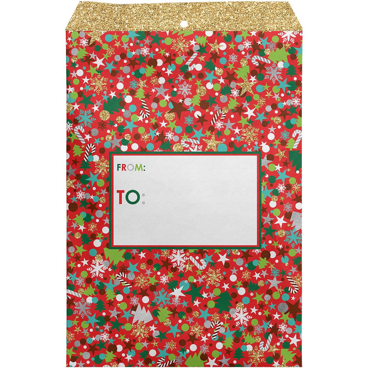 Christmas Party - Theme Mailing Envelope - 6 x 1/2 x 9-1/2"