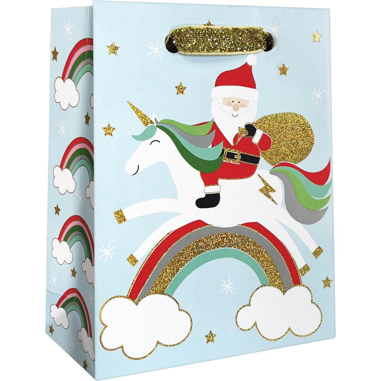 Merry Unicorns - Gift Bag - 4 x 2 x 5"